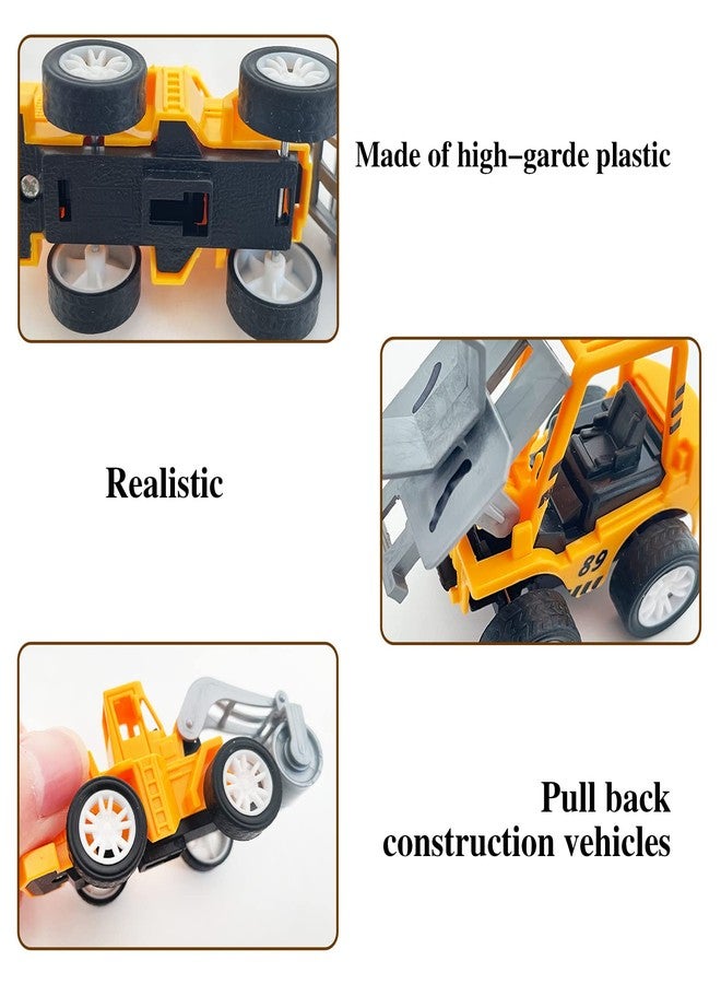 Juuxncgv 24PCS Mini Construction Vehicles,Play Figure Vehicles,Pull Back Engineering Vehicles,Toy Figure Construction Vehicles,Small Construction Toys for Birthday Party Favors,Gifts - Image 3